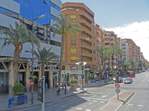 Downtown Alicante Spain