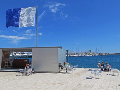 Yacht Harbor in Alicante Spain