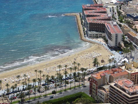 Alicante Beach Location